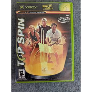 XSN Sports Top Spin Microsoft Original Xbox Video Game